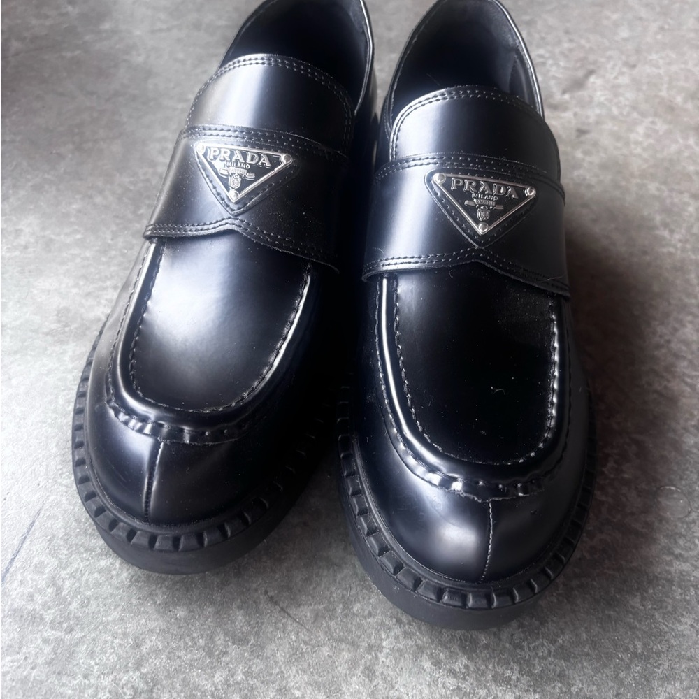 Prada Black Loafers
